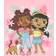 The Children's Place Baby Toddler Girls Short Sleeve Graphic T-Shirt 2-Pack, Girl & Dog/Girls & Cat, 2T
