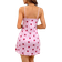 Shein Träger Nachthemd mit Rüschenkante - Blumen/Erdbeermuster