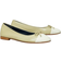 Tory Burch Cap-Toe Ballet - Olive Sprig