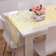 Shein Foil Table Runner Birthday Wedding Banquet Party Placemat Plate Decoration Tablecloth Gold (275x28cm)