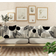 Shein Covers Geometric Black White Bohemian Modern Decorative Pillowcases Pillow Case Multicolour (40x40cm)