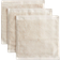H&M 3er-Pack Waschlappen aus Frottee 30x30 Gästehandtuch Beige (30x30cm)