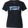 Levi's The Perfect Tee - Ophelia Floral Bw Fill Caviar/Black