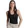 Street One Basic Top in Unifarbe - Schwarz