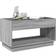 vidaXL with Infinity LED Grey 90 x 50 x 50 cm Coffee Table 50x90cm