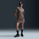 Nike Sportswear Chill Knit Women's Oversized T-Shirt Dress - Brown