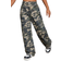 Shein Girls YK Casual Distressed Camouflage Denim Jeans