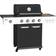 Outback Gourmet 4 Burner Hybrid BBQ - Black