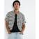 River Island Mens Short Sleeve Mono Diamond Crochet Shirt - Black