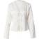 Abercrombie & Fitch Lace Tie Front Long Sleeve Top Cream