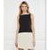 Calvin Klein Logo Tape Open Back Top - Black