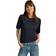 Cecil Basic Rippstruktur T-Shirt - Blau