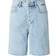 Only & Sons Mid Waist Loose Fit Shorts Light Blue Wash