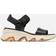 Sorel Kinetic Impact Y-Strap High Walking Sandals - Black