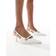 Bershka Pointed Kitten Heeled Sandals - White