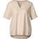 Street One Bluse in Unifarbe - Beige