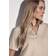Street One Bluse in Unifarbe - Beige