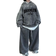 Shein Casual Korean Style Letter Print Hoodie Set - Multi