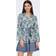 Only Vestito Midi Abito - Marino/Acqua/Bianco