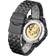 Anthony James Automatische skeleton mystique schwarz edelstahl anthony james