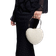 True Decadence Embellished Heart Clutch Bag - White