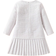 Shein Girls Elegant Solid Color SpringAutumn Dress Girls Solid Color Back Zipper Long Sleeve Splicing Pleated Skirt Dress Girls Elegant Lady Style Autumn Ou