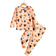Shein pcs Baby Girl Halloween Themed Pumpkin Ghost Print Snug Fit Long Sleeve Top And Pants Cozy Thermal Pajamas Set