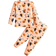 Shein pcs Baby Girl Halloween Themed Pumpkin Ghost Print Snug Fit Long Sleeve Top And Pants Cozy Thermal Pajamas Set