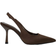 Shein Women's Casual High Heels With Pointed Toe, Heel, Shallow Mouth And Back Strap