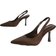 Shein Women's Casual High Heels With Pointed Toe, Heel, Shallow Mouth And Back Strap
