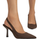Shein Women's Casual High Heels With Pointed Toe, Heel, Shallow Mouth And Back Strap