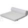 Borg Living U-Split Topmadras 180 x 200 cm 5 cm Høj Skummadras 180x200cm