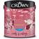 Crown Matt Emulsion Paint Wall Paint Rhubarb Rose 2.5L