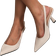 Shein Womens Summer Slingback Sandals Pointed Toe Low Heel Korean Style Plaid Pattern Thick Heel French Mouth Closed Toe Elegant Fashion Flats