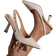 Shein Womens Summer Slingback Sandals Pointed Toe Low Heel Korean Style Plaid Pattern Thick Heel French Mouth Closed Toe Elegant Fashion Flats