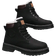 Shein High-Top Casual Suede Boots - Black Fluffy