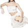 River Island Womens Cream Crochet Bandeau Top
