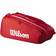 Wilson Tour Super Racket Bag 9 Pack Red