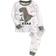 Shein pcs Baby Boy Snug Fit Cartoon Dinosaur Print Color Block Crew Neck Long Sleeve Knitted Pajama Set