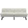 Mainstays Camden Cozy Futon Cream Boucle Fabric - Beige Sofa 34" 2 Seater