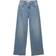 Pull&Bear High Rise Wide Leg Jean - Washed Blue