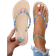 Shein Colorful Women Flat Sandals Lightweight And Comfortable Beach FlipFlops With Toe Strap And Colorful Imitation Rope Bottom BohemianStyle Beach Sandals
