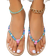 Shein Colorful Women Flat Sandals Lightweight And Comfortable Beach FlipFlops With Toe Strap And Colorful Imitation Rope Bottom BohemianStyle Beach Sandals