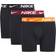 Nike Dri-Fit Essential Microfibre 3 Pack Boxer Briefs - Black