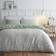 my home Ellison Duvet Cover Green