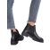 Shein Womens Versatile Chelsea Boots Low Heel British Style Boots French Low Tube Round Toe Fluffy Lined Boots