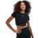 Nike Pro Training Dri-FIT Cropped T-shirt - Black