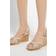 Dune London Kander Leather Wedge Heeled Sandal - Cream