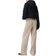 Bershka Elegante Hose in meliertem Beige-Grau