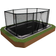 North Trampoline In Ground Rectangular 300x190cm + Safety Net + Cover